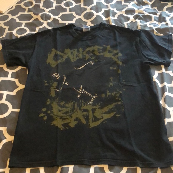 Vintage Cancer Bats T Shirts - Picture 1 of 5